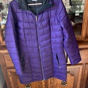 Columbia Gray Quilted Puffer Jacket